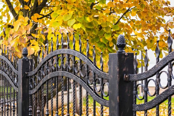 Wrought Iron Fence Washing in Los Gatos