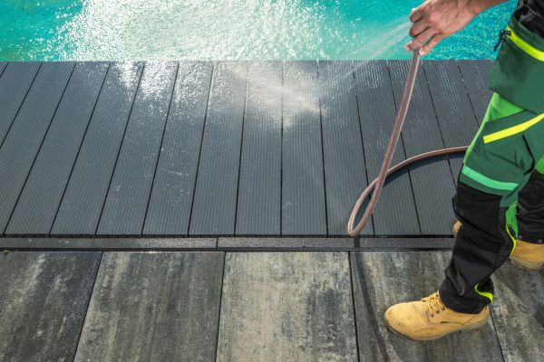 Pool Area Pressure Cleaning in Los Gatos