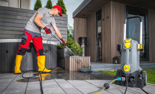 Concrete Patio Washing in Los Gatos