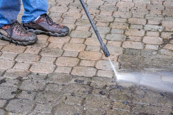 Stone Patio Cleaning in Los Gatos
